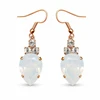 Diamond Sky Jewelry Auskarai „Leonora (Baltas Opal)“ su Swarovski® kristalais