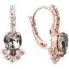 Diamond Sky Jewelry Auskarai „Leonora II (Juodas Diamond)“ su Preciosa® kristalais