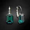 Diamond Sky Jewelry Auskarai „Lourdes (Emerald)“ su Swarovski® kristalais