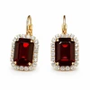 Diamond Sky Jewelry Auskarai „Lourdes II (Siam)“ su Swarovski® kristalais