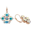 Diamond Sky Jewelry Auskarai „Morion (Aurora Borealis)“ su Swarovski® kristalais