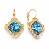 Diamond Sky Jewelry Auskarai „Nostalgia III (Aquamarine Mėlyna)“ su Swarovski® kristalais