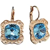 Diamond Sky Jewelry Auskarai „Nostalgia (Aquamarine Mėlyna)“ su Swarovski® kristalais