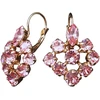 Diamond Sky Jewelry Auskarai „Splendor II (Light Rose)“ su Swarovski® kristalais