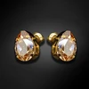 Diamond Sky Jewelry Auskarai „Venus II (Golden Shadow)“ su Swarovski® kristalais