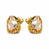 Diamond Sky Jewelry Auskarai „Venus II (Golden Shadow)“ su Swarovski® kristalais