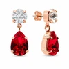 Diamond Sky Jewelry Auskarai „Venus IV (Light Siam)“ su Preciosa® kristalais
