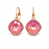 Diamond Sky Jewelry Auskarai „Vintage IV (Lotus Rožinė DeLite)“ su Swarovski® kristalais
