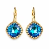 Diamond Sky Jewelry Auskarai „Vintage IV (Bermuda Mėlyna)“ su Swarovski® kristalais