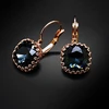 Diamond Sky Jewelry Auskarai „Vintage V (Graphite)“ su Swarovski® kristalais
