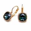 Diamond Sky Jewelry Auskarai „Vintage V (Graphite)“ su Swarovski® kristalais