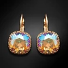 Diamond Sky Jewelry Auskarai „Vintage V (Light Colorado Topaz Shimmer)“ su Swarovski® kristalais