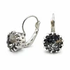 Diamond Sky Jewelry Auskarai „Vintage VI (Juodas Patina)“ su Swarovski® kristalais
