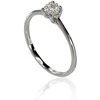 Diamond Sky Jewelry Auksinis žiedas su deimantais „Solitaras VI“