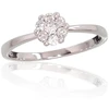 Diamond Sky Jewelry Auksinis žiedas su deimantais „Deimantų Gėlė II“