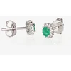 Diamond Sky Jewelry Auksiniai auskarai su deimantais ir smaragdais „Ferro III“