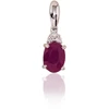 Diamond Sky Jewelry Auksinis pakabukas su deimantais ir rubinais „Notika II“