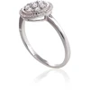 Diamond Sky Jewelry Auksinis žiedas su deimantais „Deimantų Gėlė II“