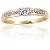 Diamond Sky Jewelry Auksinis žiedas su deimantais „Malori“