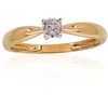 Diamond Sky Jewelry Auksinis žiedas su deimantais „Solitaras“