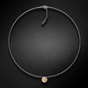 Diamond Sky Jewelry Nematomas sidabrinis pakabukas „Invisible (Fancy Champagne)“ su Swarovski® kristalu