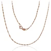 Diamond Sky Jewelry Itališka raudono aukso grandinėlė „Singapore VI“