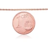 Diamond Sky Jewelry Itališka raudono aukso grandinėlė „Snail“