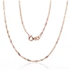Diamond Sky Jewelry Itališka raudono aukso grandinėlė „Singapore II“
