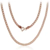 Diamond Sky Jewelry Itališka raudono aukso grandinėlė „Double Rhombus II“