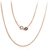 Diamond Sky Jewelry Itališka raudono aukso grandinėlė „Spiga“
