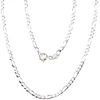 Diamond Sky Jewelry Itališka sidabrinė grandinėlė „Figaro V“