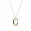 Diamond Sky Jewelry Kaklo papuošalas moterims DiamondSky „Symbiosis (Golden Shadow)“ su Swarovski kristalais