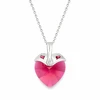 Diamond Sky Jewelry Kaklo papuošalas moterims DiamondSky „Cupid (Scarlet)“ su Swarovski kristalais