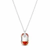 Diamond Sky Jewelry Kaklo papuošalas moterims DiamondSky „Symbiosis II (Raudona Magma)“ su Swarovski kristalais
