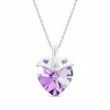 Diamond Sky Jewelry Kaklo papuošalas moterims DiamondSky „Cupid (Vitrail Light)“ su Swarovski kristalais