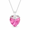 Diamond Sky Jewelry Kaklo papuošalas moterims DiamondSky „Cupid (Rose AB)“ su Swarovski kristalais