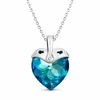 Diamond Sky Jewelry Kaklo papuošalas moterims DiamondSky „Cupid II (Bermuda Mėlyna)“ su Swarovski kristalais