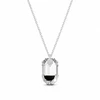 Diamond Sky Jewelry Kaklo papuošalas moterims DiamondSky „Symbiosis (Sidabrinis Night)“ su Swarovski kristalais