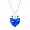 Diamond Sky Jewelry Kaklo papuošalas moterims DiamondSky „Cupid (Sapphire AB)“ su Swarovski kristalais