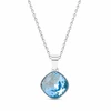 Diamond Sky Jewelry Kaklo papuošalas moterims DiamondSky „Glare II (Aquamarine)“ su Swarovski kristalais