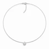 Diamond Sky Jewelry Nematomas sidabrinis pakabukas „Invisible“ su Swarovski® kristalu