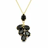 Diamond Sky Jewelry Pakabukas „Amber II (Jet)“ su Preciosa® kristalais
