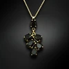 Diamond Sky Jewelry Pakabukas „Amber II (Jet)“ su Preciosa® kristalais