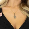 Diamond Sky Jewelry Pakabukas „Amber II (Juodas Diamond)“ su Preciosa® kristalais