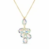 Diamond Sky Jewelry Pakabukas „Amber II (Aurora Borealis)“ su Preciosa® kristalais