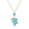 Diamond Sky Jewelry Pakabukas „Amber II (Aqua Bohemica)“ su Preciosa® kristalais