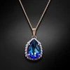Diamond Sky Jewelry Pakabukas „Celestial Drop III (Bermuda Mėlyna)“ su Swarovski® kristalais