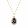 Diamond Sky Jewelry Pakabukas „Celestial Drop (Sidabrinis Night)“ su Swarovski® kristalais