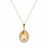 Diamond Sky Jewelry Pakabukas „Celestial Drop (Golden Shadow)“ su Swarovski® kristalais