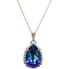 Diamond Sky Jewelry Pakabukas „Celestial Drop III (Bermuda Mėlyna)“ su Swarovski® kristalais